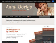 Tablet Screenshot of annadorigo.com